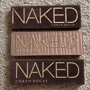 3 Urban Decay Naked eyeshadow palettes